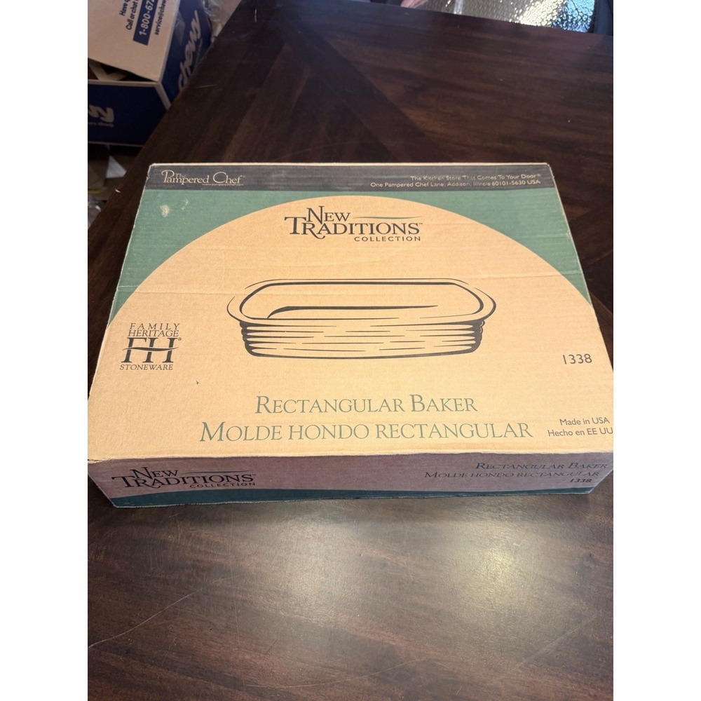 Pampered Chef New Traditions Rectangular Baker 1338 9x13